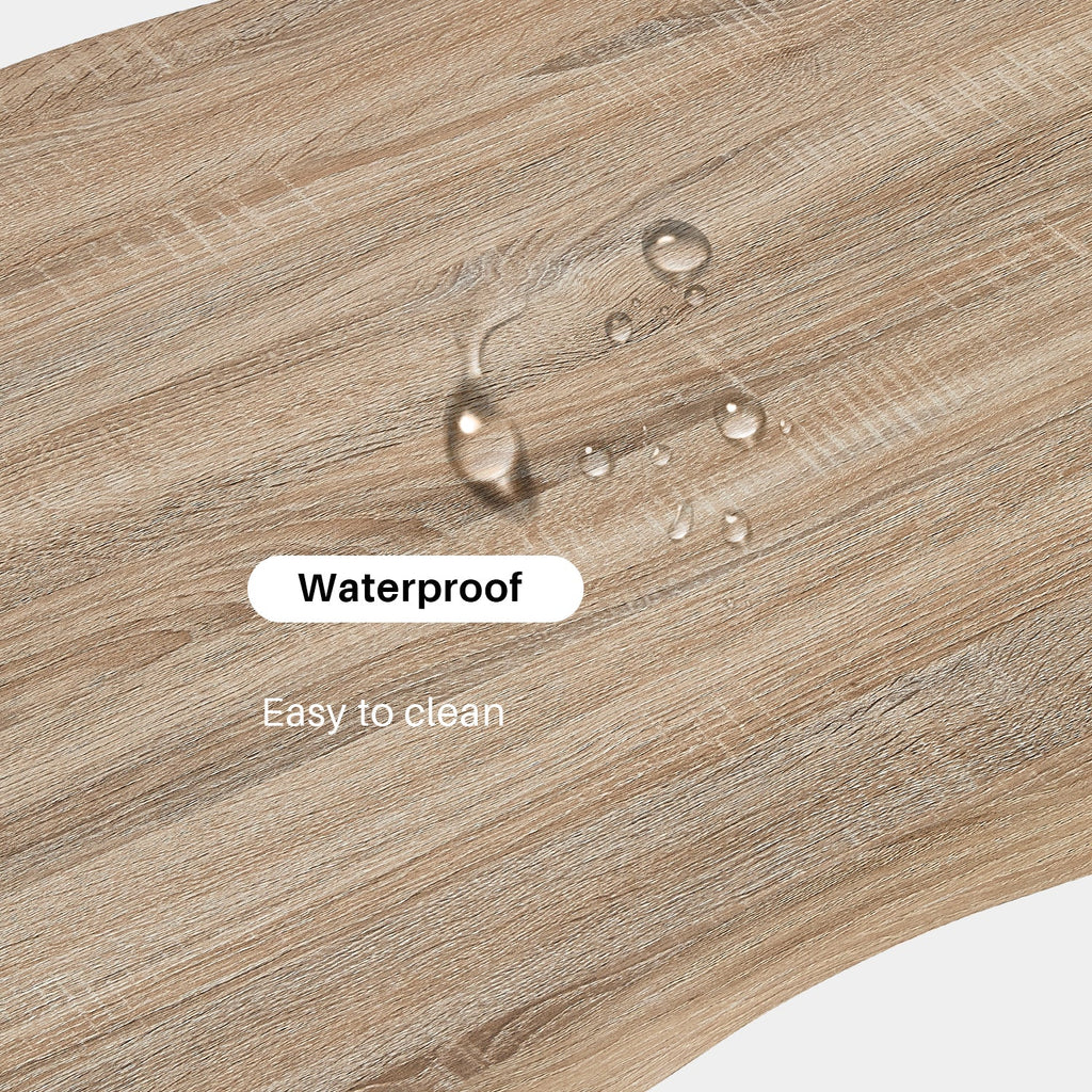 Seibold Live Edge Dining Table [Light Wood] [120cm/140cm]